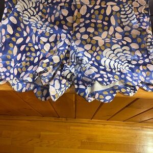 Stylish Blue and Pink Patterned Women's Shorts